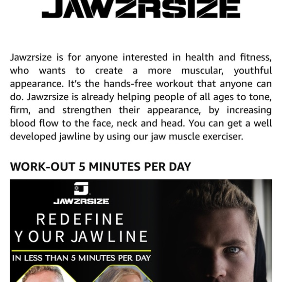 Jaw exerciser trainer to sculpture your jawline. BPA free. New in box. - Picture 3 of 6